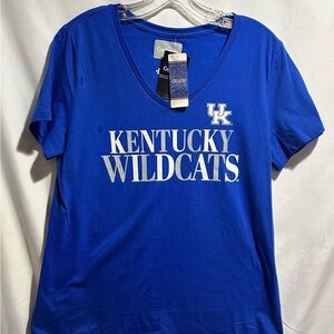 Colosseum Blue Kentucky Wildcats Women's V-Neck Tee